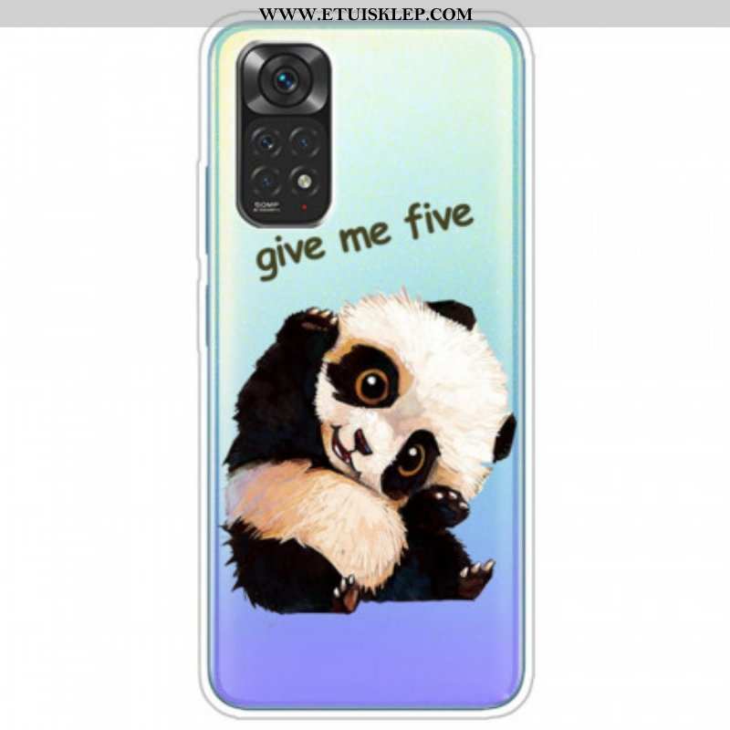 Etui do Xiaomi Redmi Note 11 / 11S Bezszwowa Panda Daje Mi Pięć